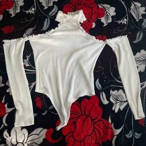 White Fashion Nova Bodysuit